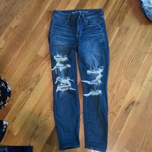 American eagle ripped jeans